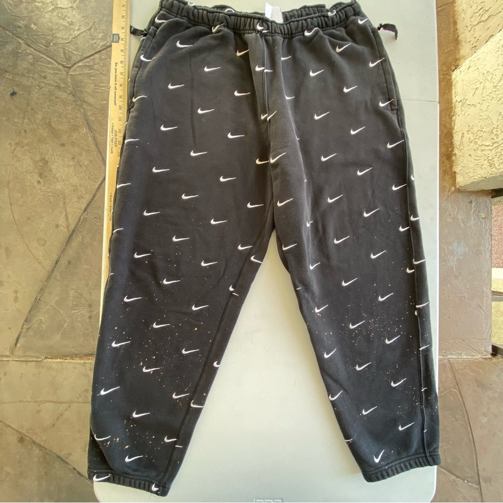 Nike NikeLab NRG All Over Swoosh Sweatpants Jogger Pant CJ8905-010 Men’s XL Rare
